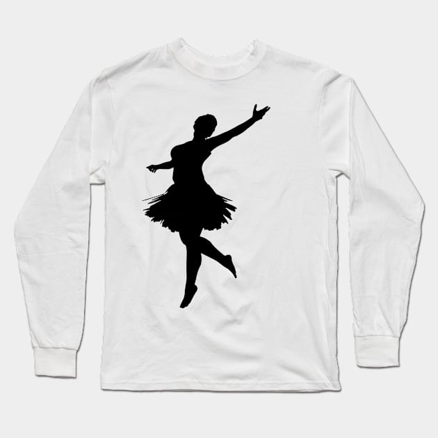 dancer Long Sleeve T-Shirt by Mdath